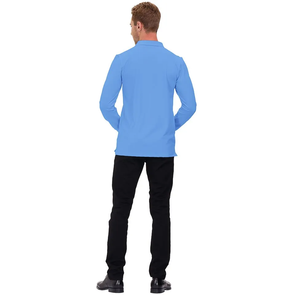 Men's Polo Shirts Long Sleeve Golf Shirts