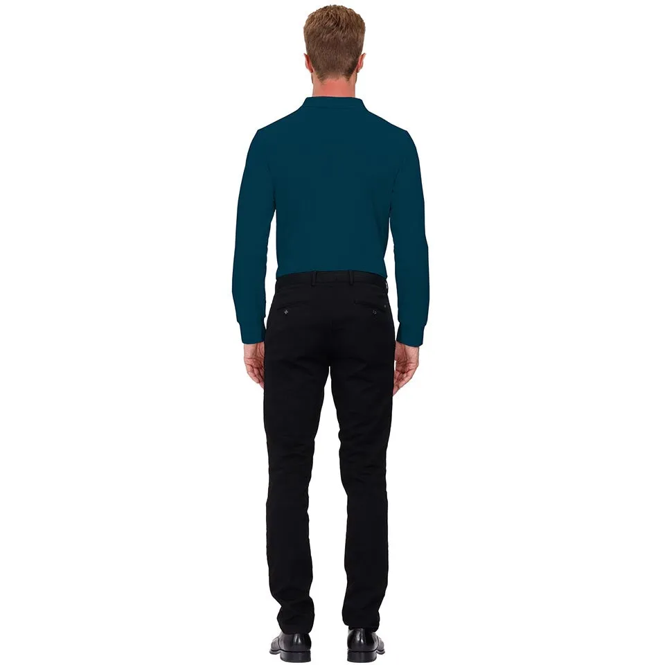 Men's Polo Shirts Long Sleeve Golf Shirts