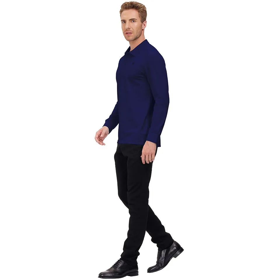 Men's Polo Shirts Long Sleeve Golf Shirts