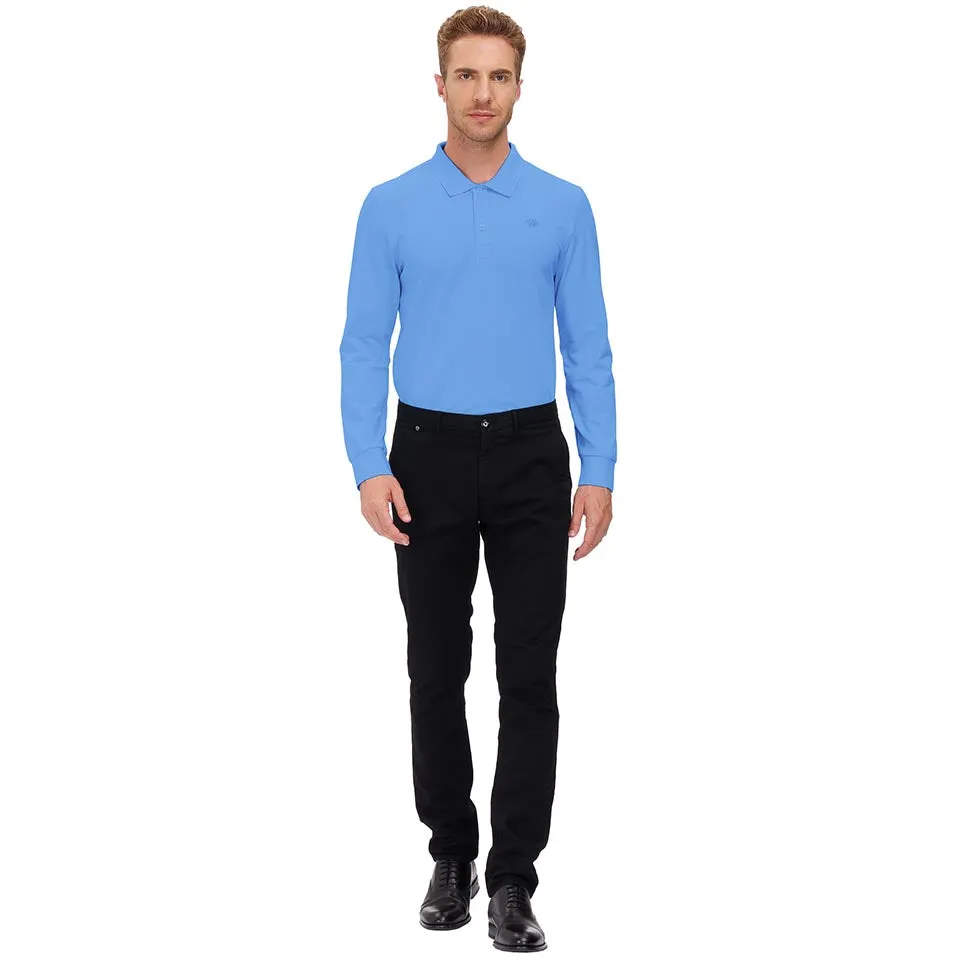 Men's Polo Shirts Long Sleeve Golf Shirts
