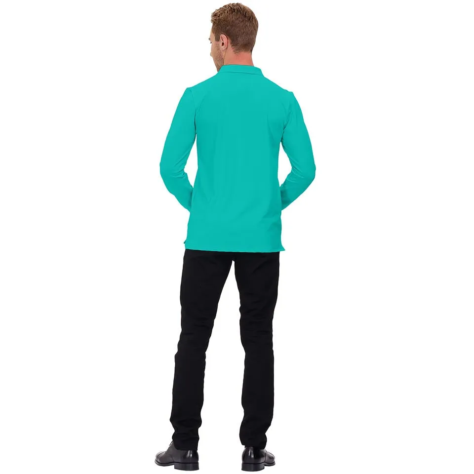 Men's Polo Shirts Long Sleeve Golf Shirts