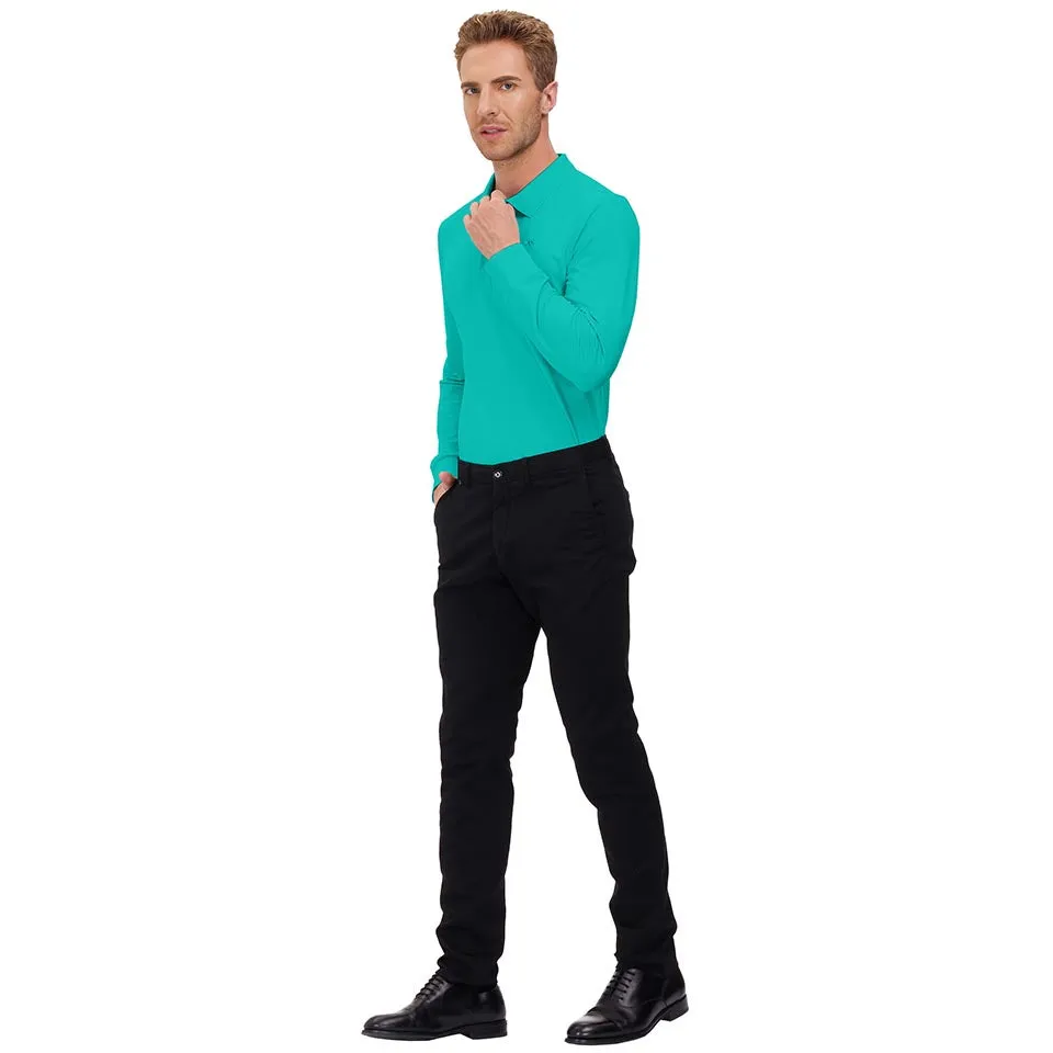 Men's Polo Shirts Long Sleeve Golf Shirts