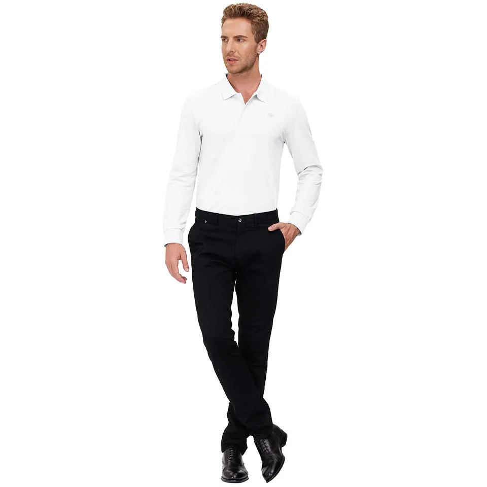 Men's Polo Shirts Long Sleeve Golf Shirts