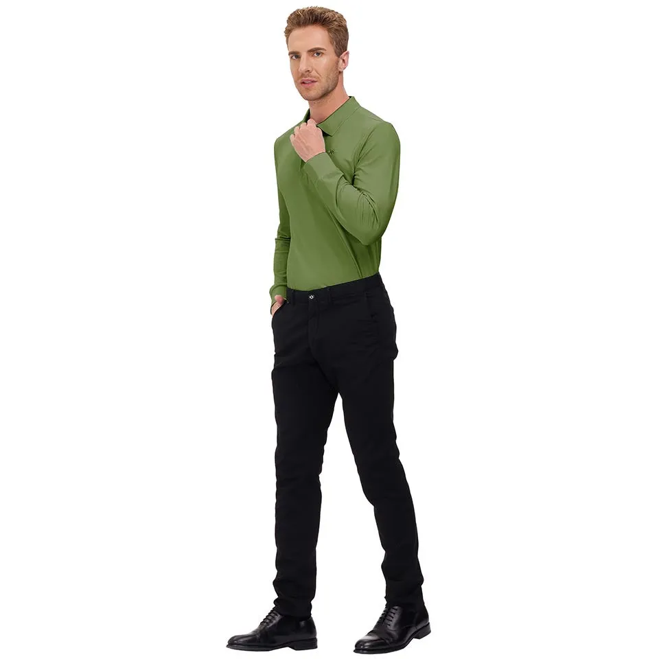 Men's Polo Shirts Long Sleeve Golf Shirts