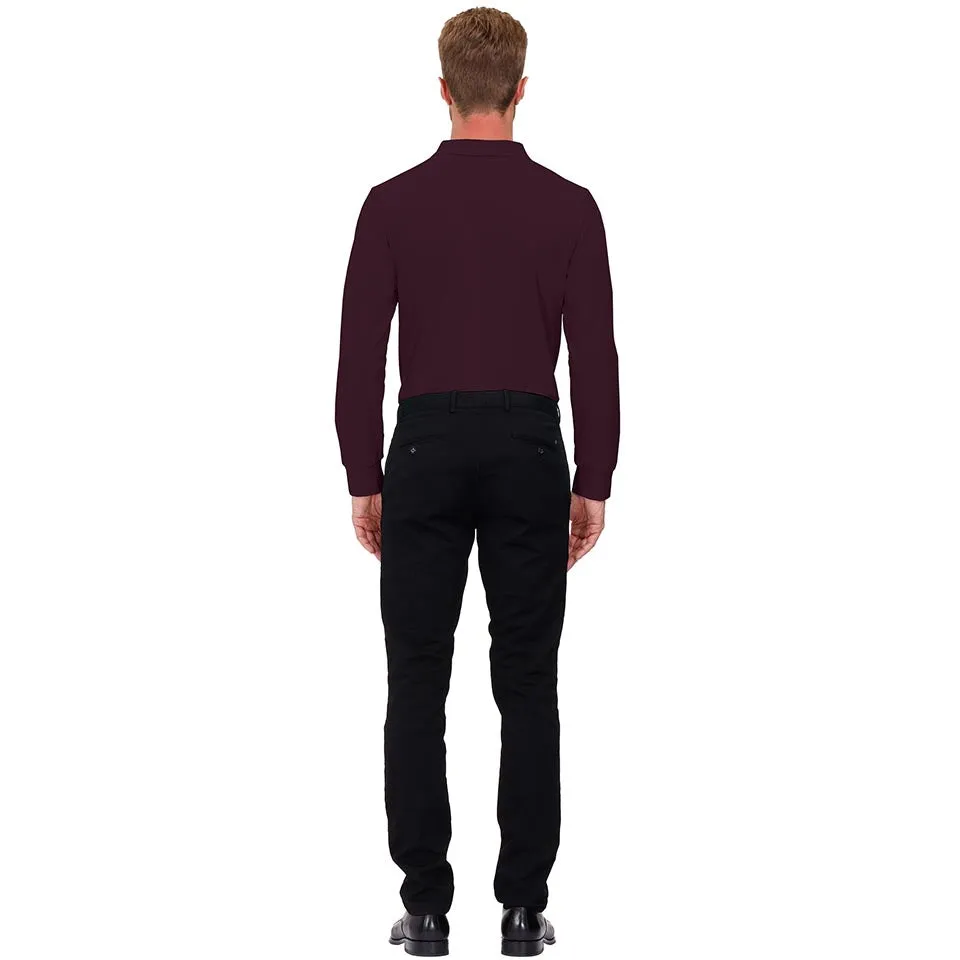 Men's Polo Shirts Long Sleeve Golf Shirts