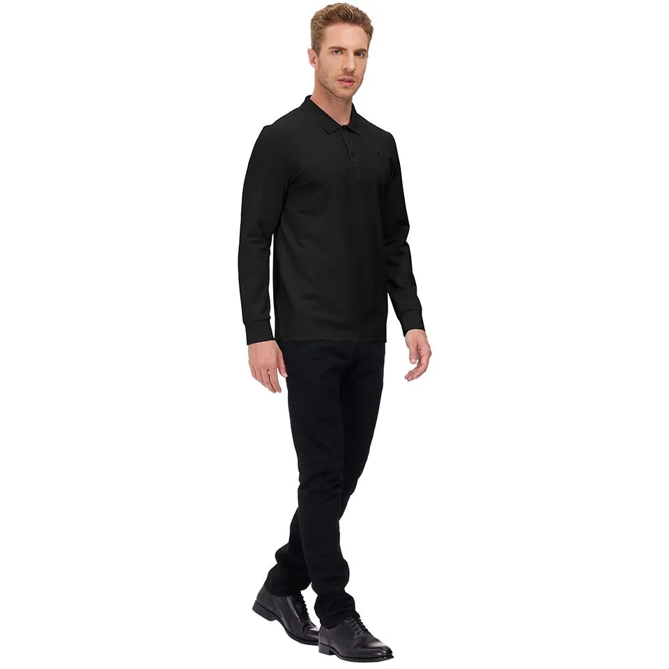 Men's Polo Shirts Long Sleeve Golf Shirts