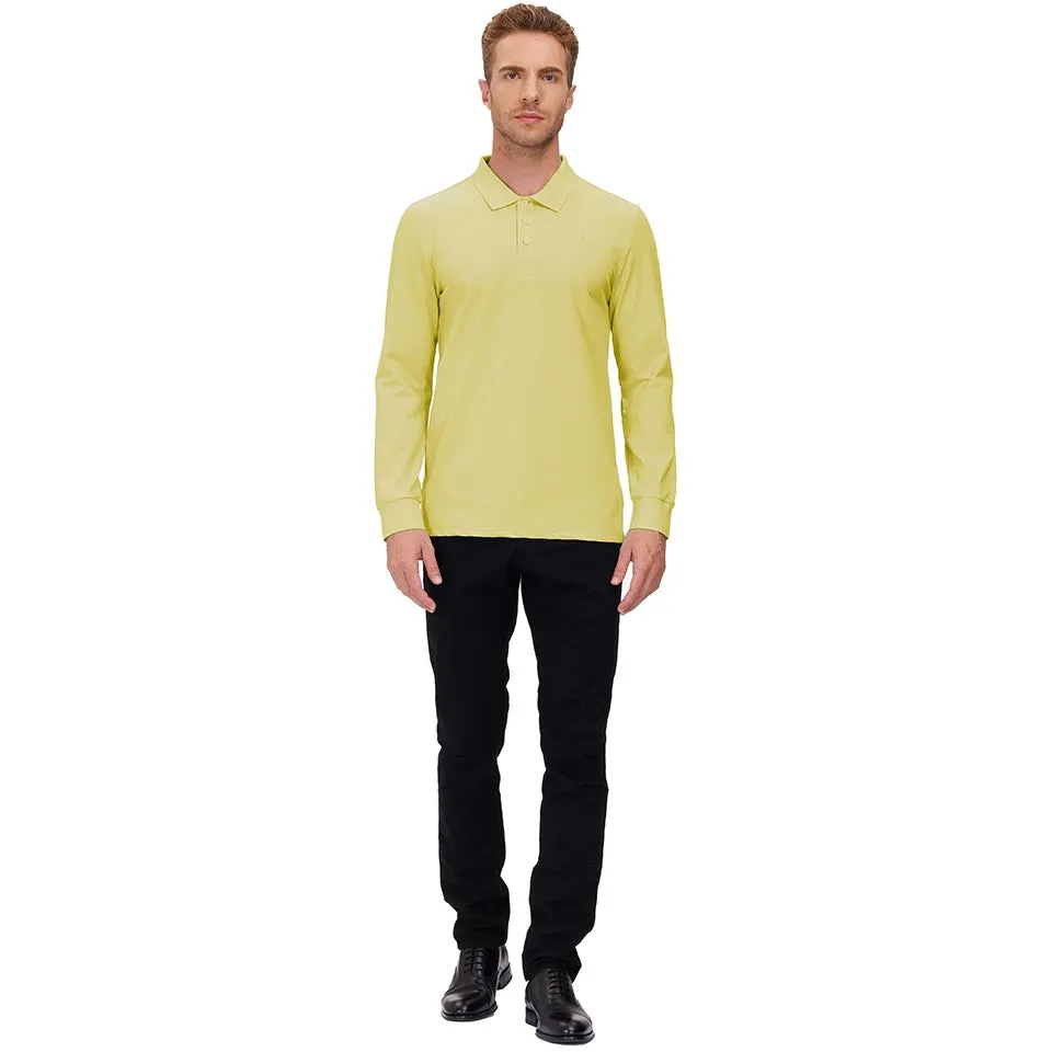 Men's Polo Shirts Long Sleeve Golf Shirts
