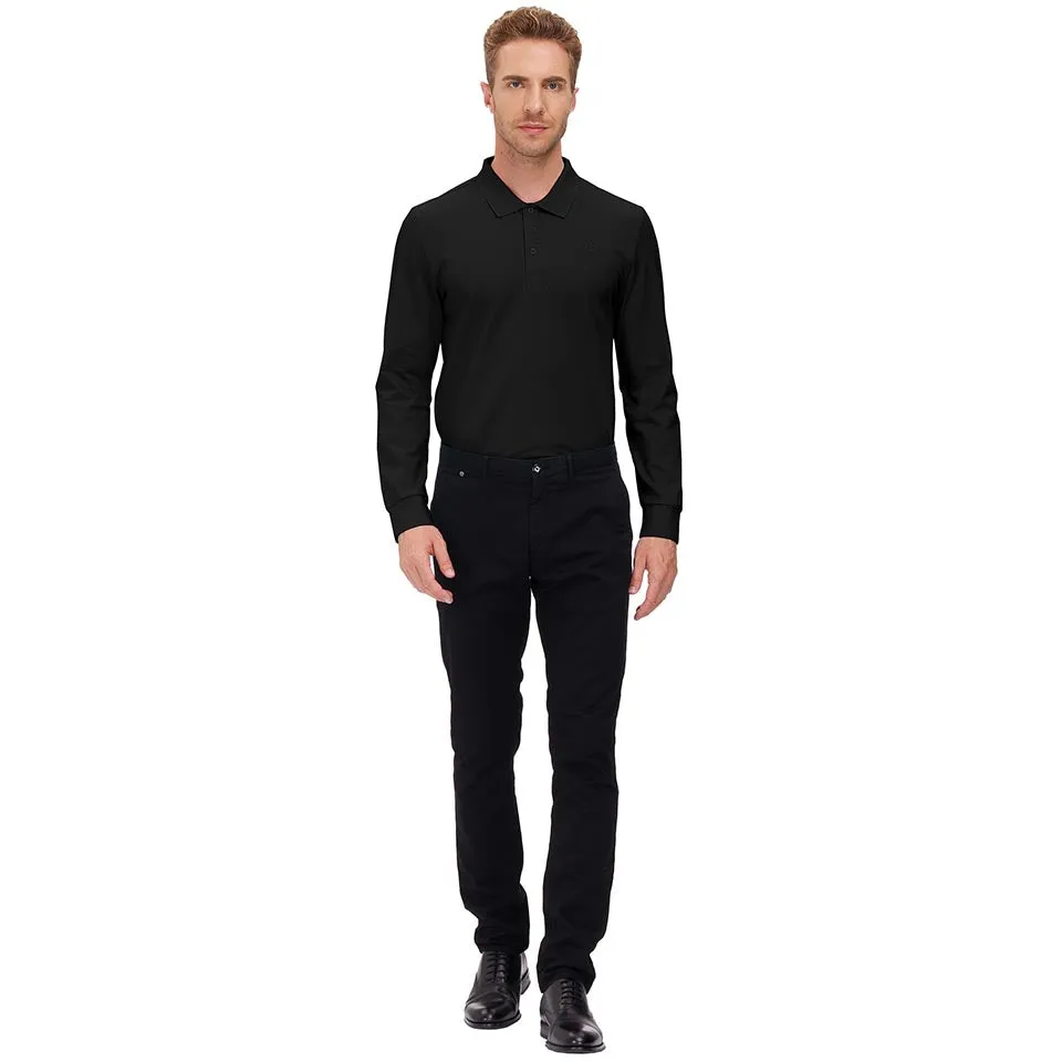 Men's Polo Shirts Long Sleeve Golf Shirts