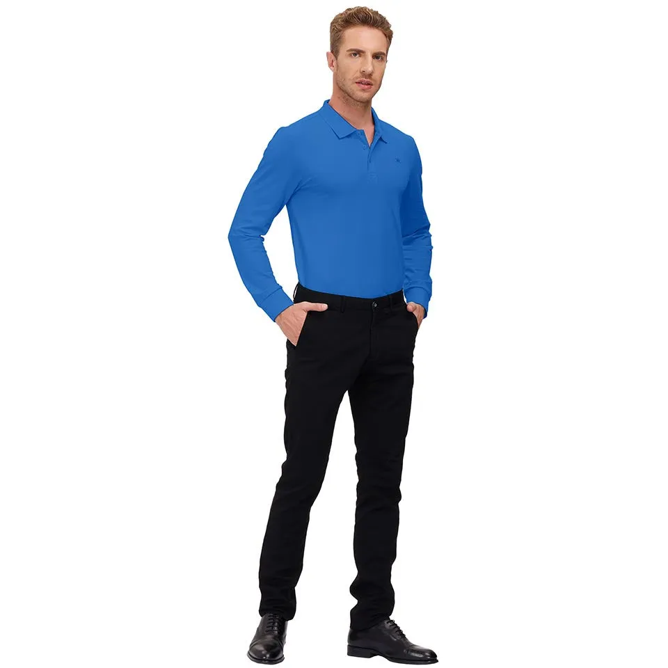 Men's Polo Shirts Long Sleeve Golf Shirts