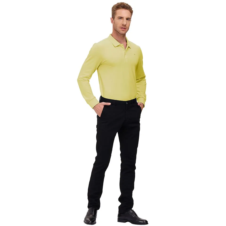 Men's Polo Shirts Long Sleeve Golf Shirts