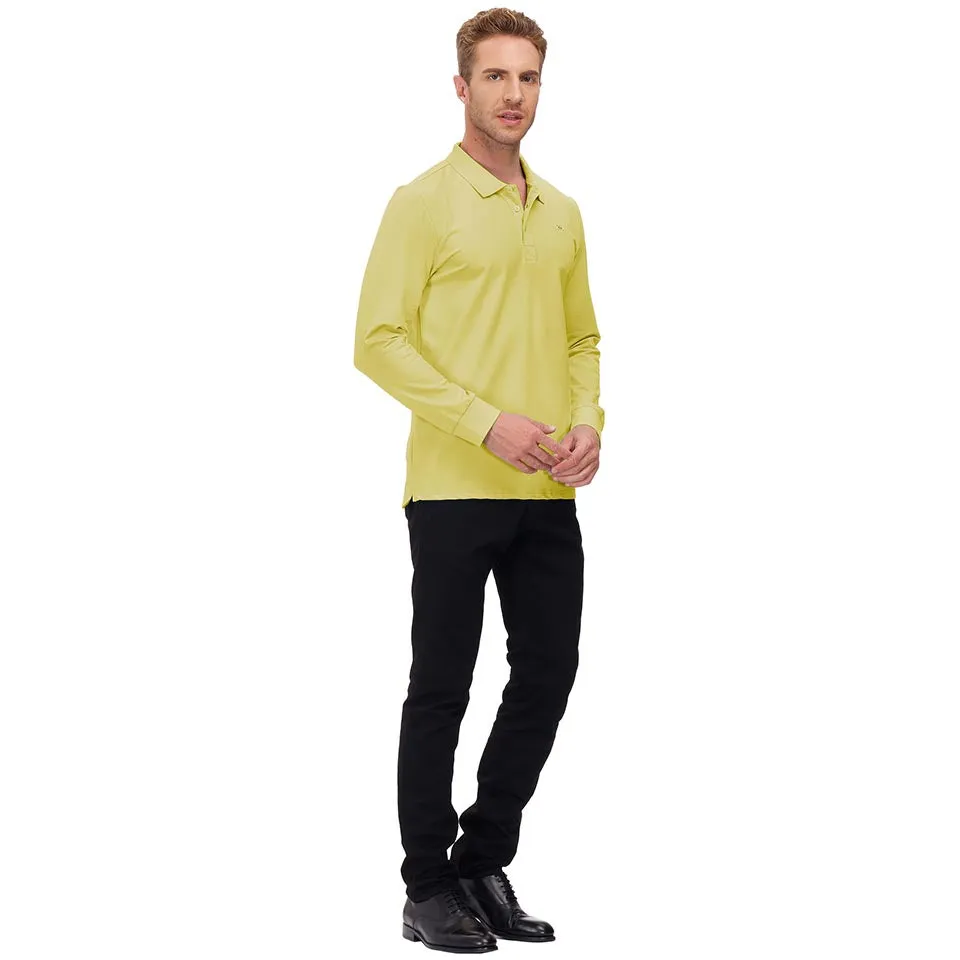 Men's Polo Shirts Long Sleeve Golf Shirts