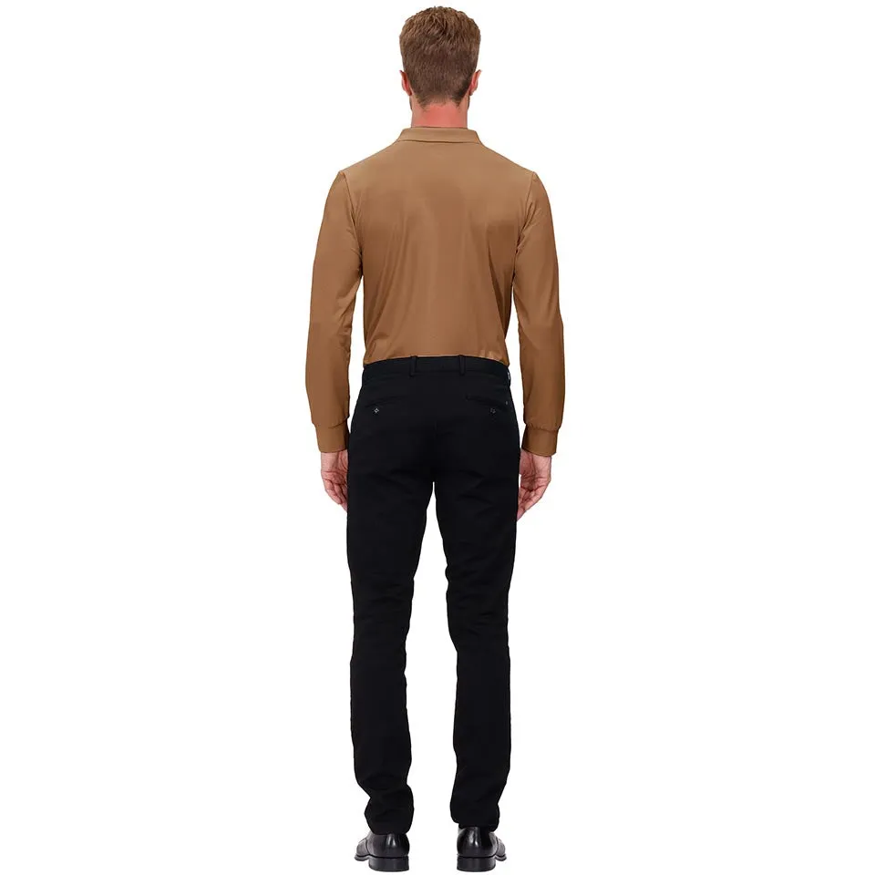Men's Polo Shirts Long Sleeve Golf Shirts