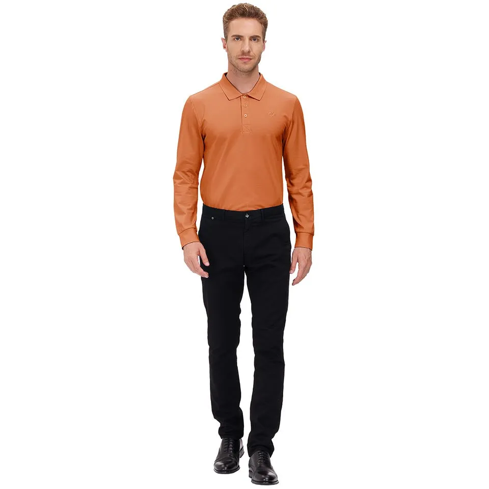 Men's Polo Shirts Long Sleeve Golf Shirts