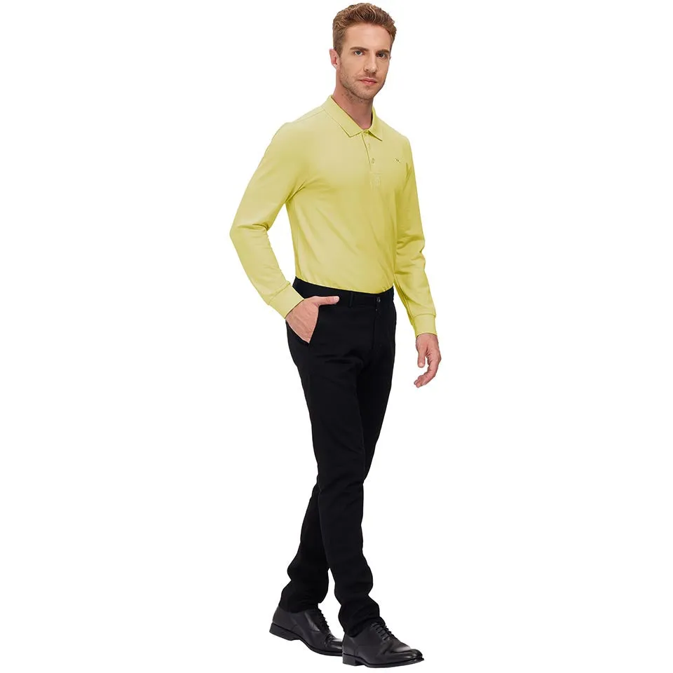 Men's Polo Shirts Long Sleeve Golf Shirts
