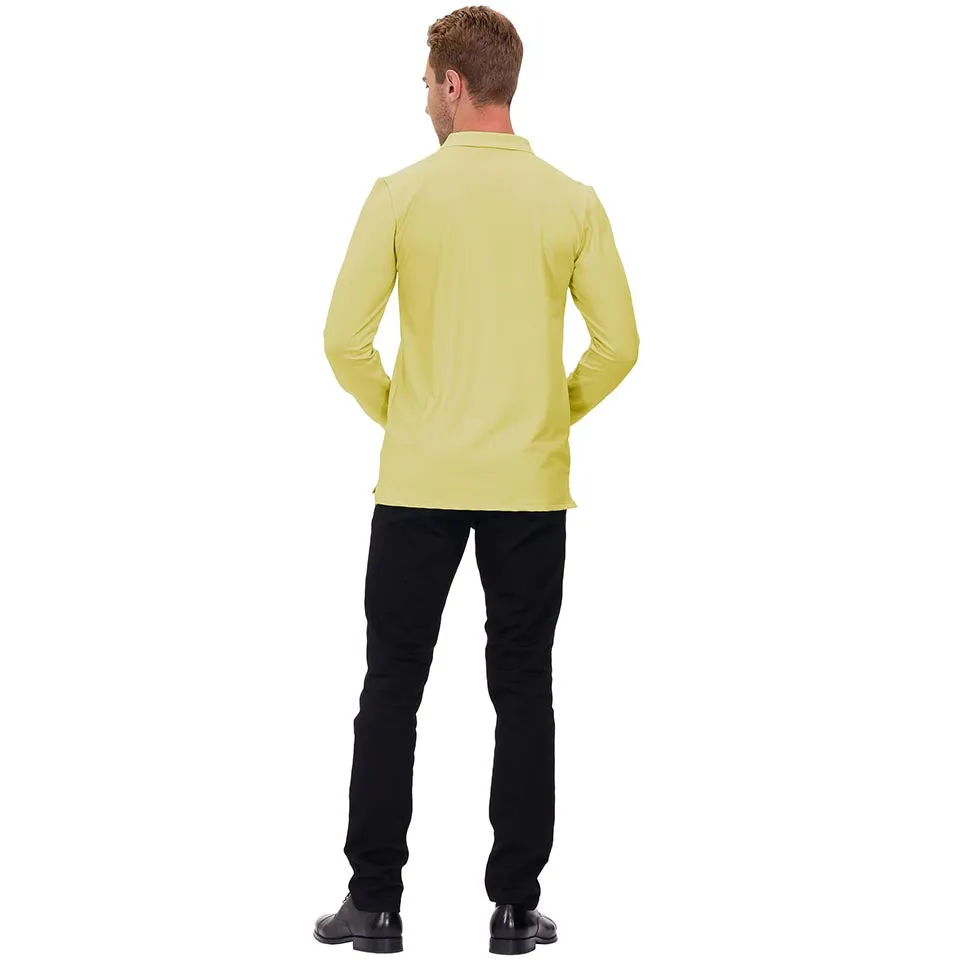 Men's Polo Shirts Long Sleeve Golf Shirts