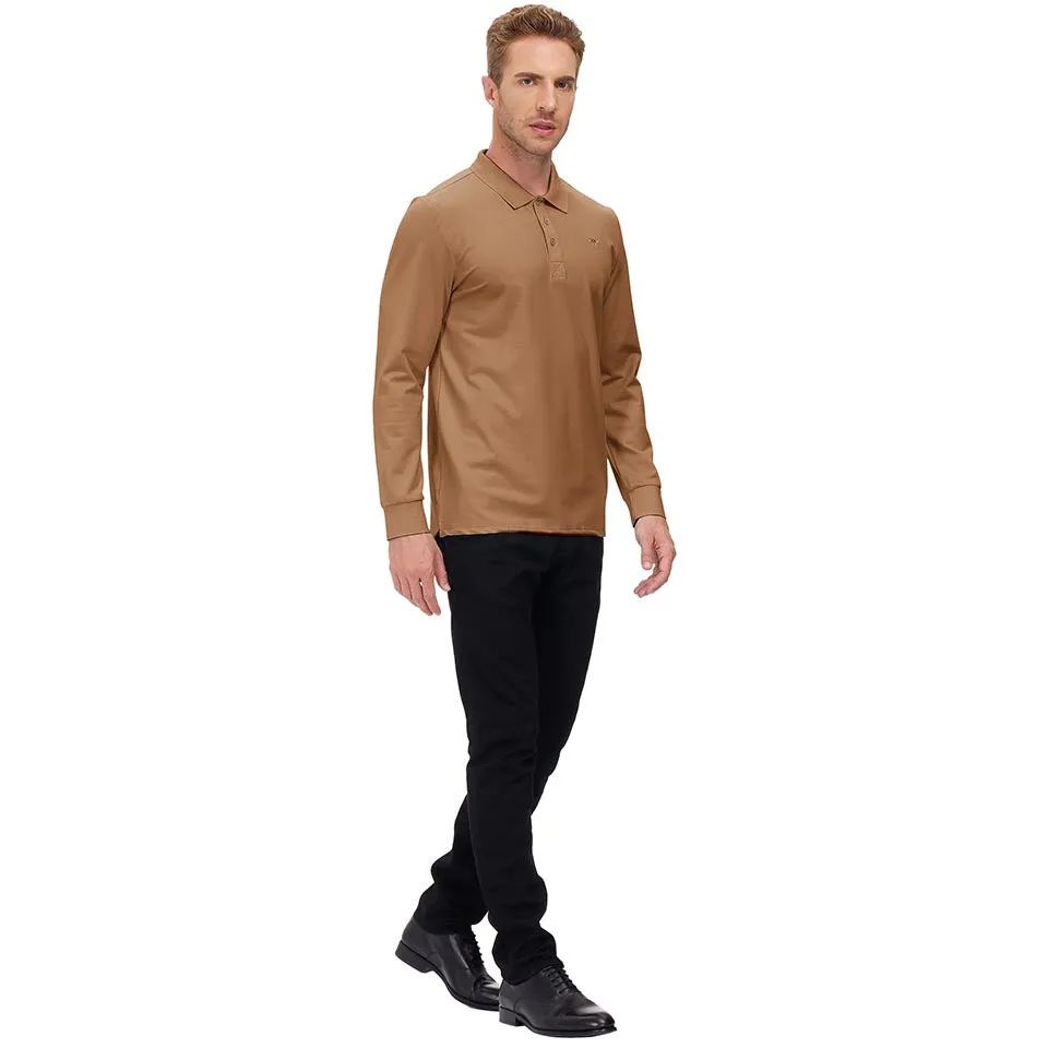 Men's Polo Shirts Long Sleeve Golf Shirts