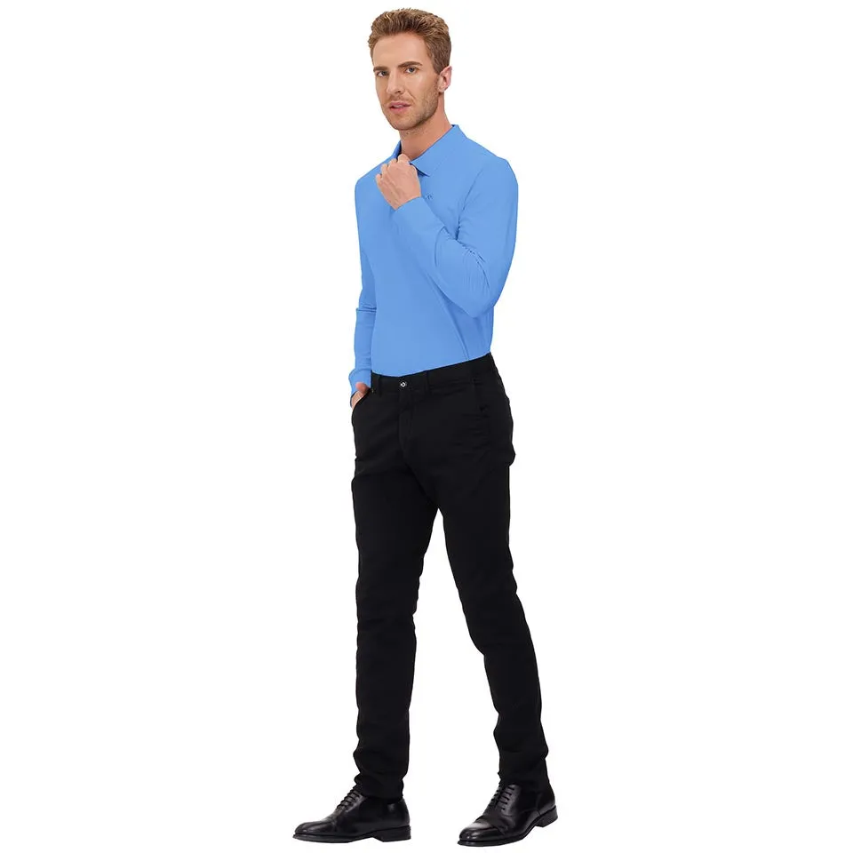 Men's Polo Shirts Long Sleeve Golf Shirts