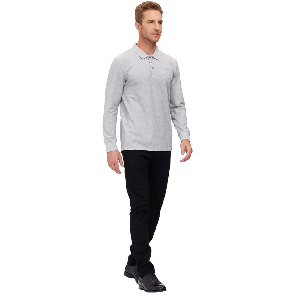 Men's Polo Shirts Long Sleeve Golf Shirts