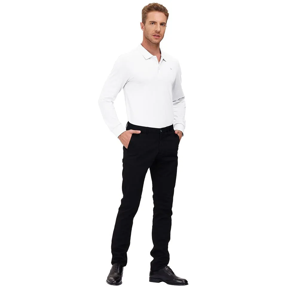 Men's Polo Shirts Long Sleeve Golf Shirts