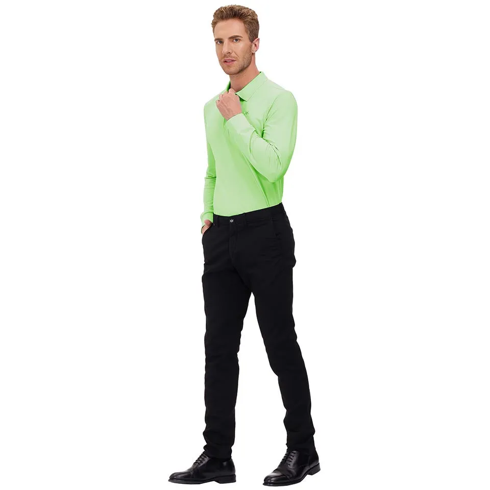 Men's Polo Shirts Long Sleeve Golf Shirts