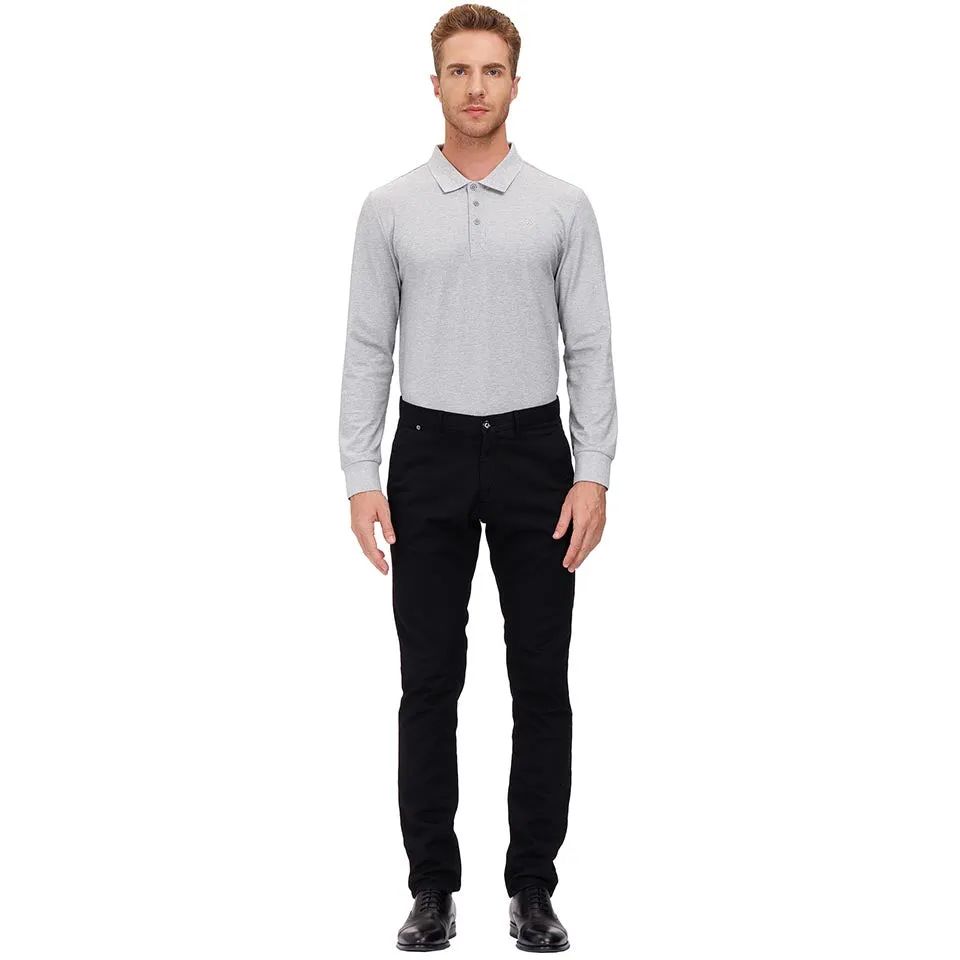 Men's Polo Shirts Long Sleeve Golf Shirts