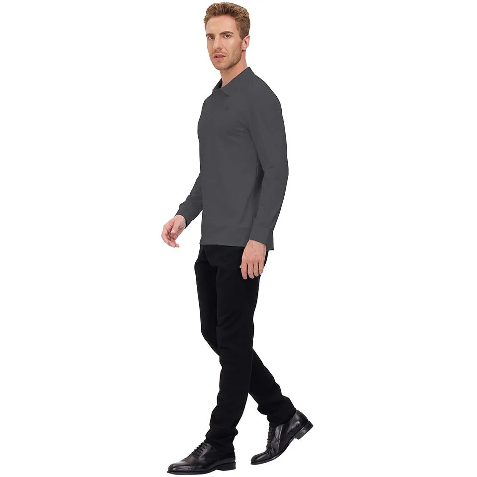 Men's Polo Shirts Long Sleeve Golf Shirts