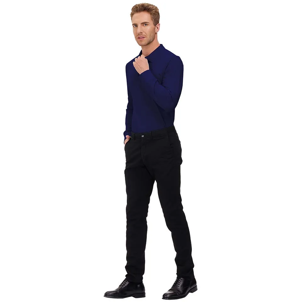 Men's Polo Shirts Long Sleeve Golf Shirts