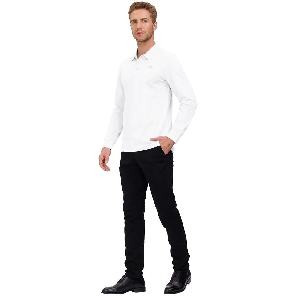 Men's Polo Shirts Long Sleeve Golf Shirts