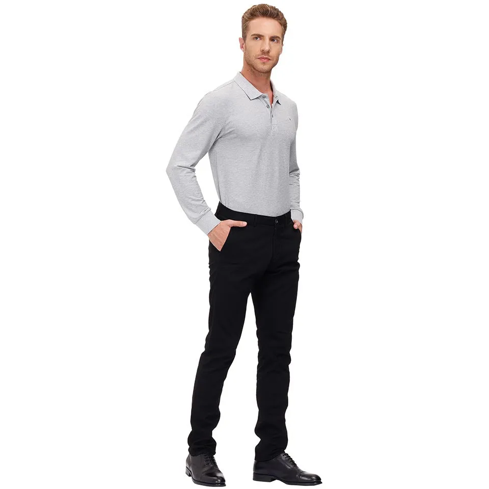 Men's Polo Shirts Long Sleeve Golf Shirts