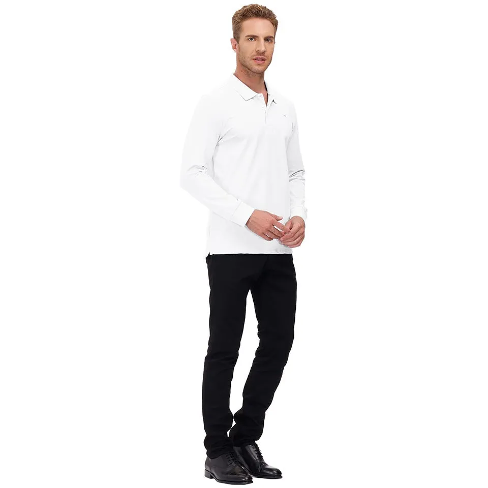 Men's Polo Shirts Long Sleeve Golf Shirts