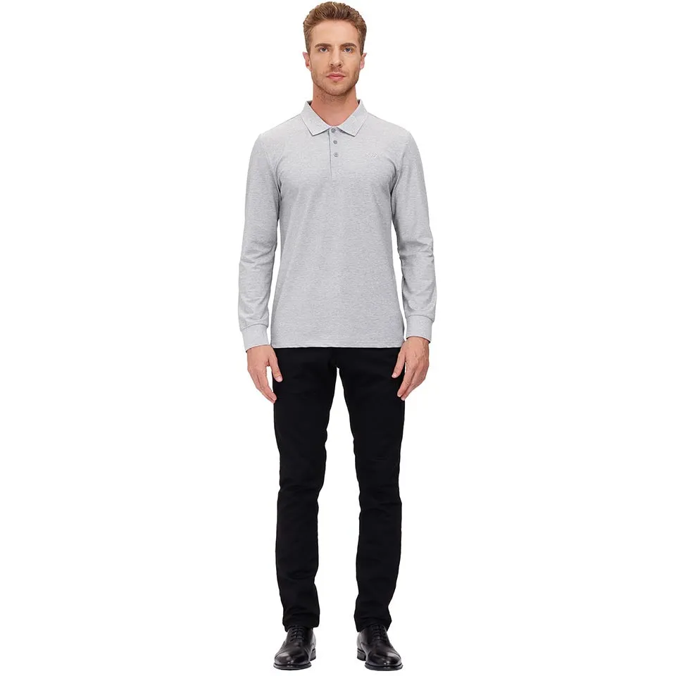 Men's Polo Shirts Long Sleeve Golf Shirts