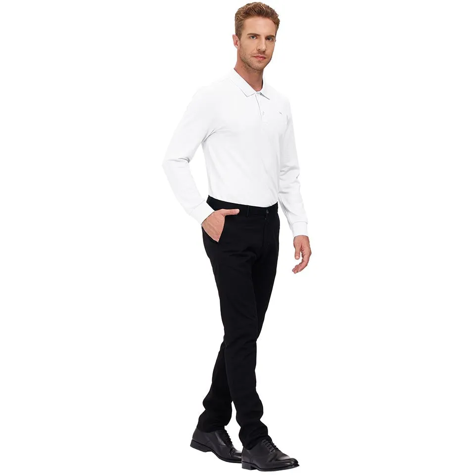 Men's Polo Shirts Long Sleeve Golf Shirts