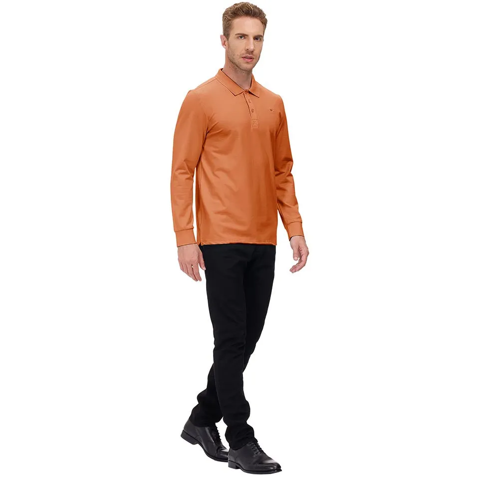 Men's Polo Shirts Long Sleeve Golf Shirts