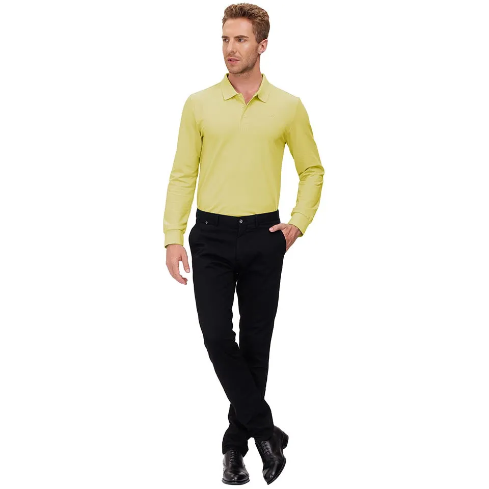 Men's Polo Shirts Long Sleeve Golf Shirts