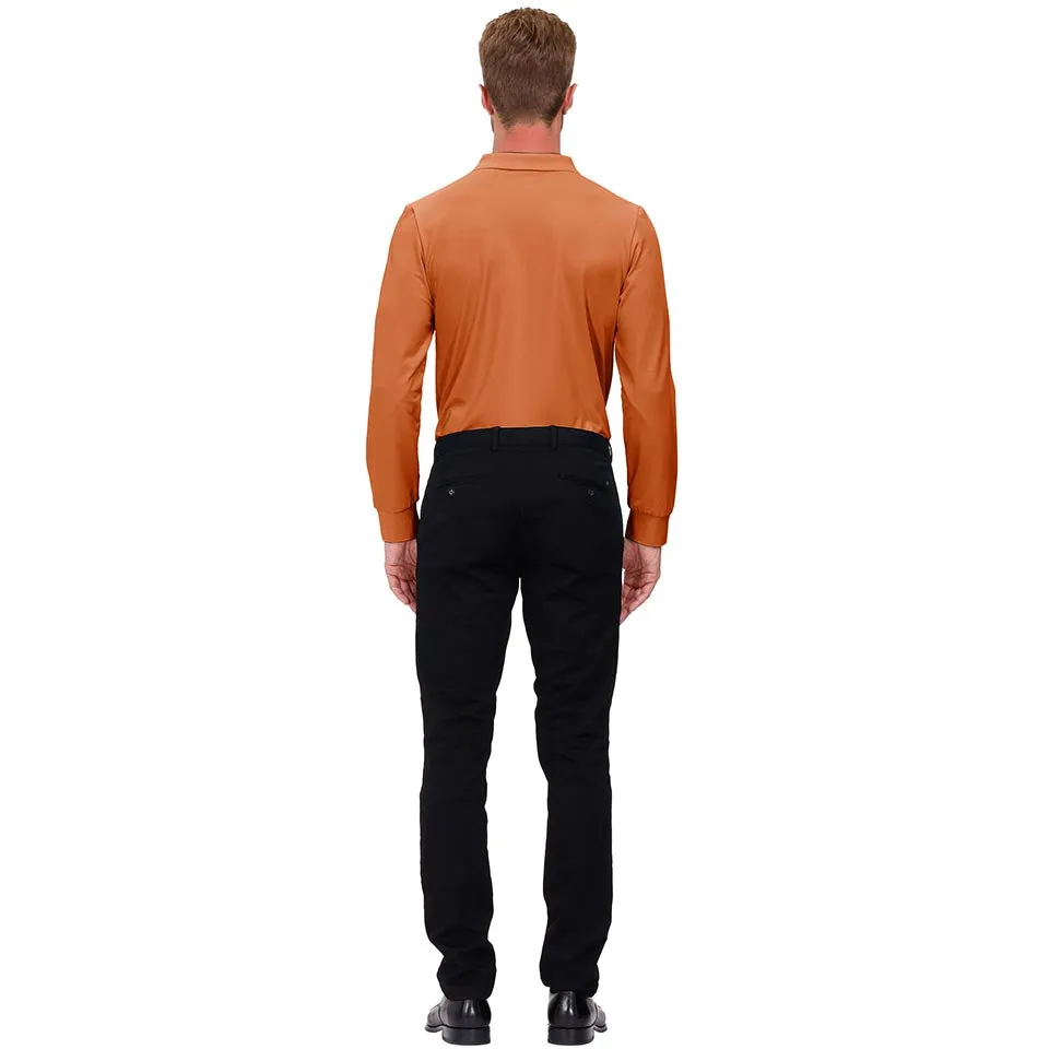 Men's Polo Shirts Long Sleeve Golf Shirts
