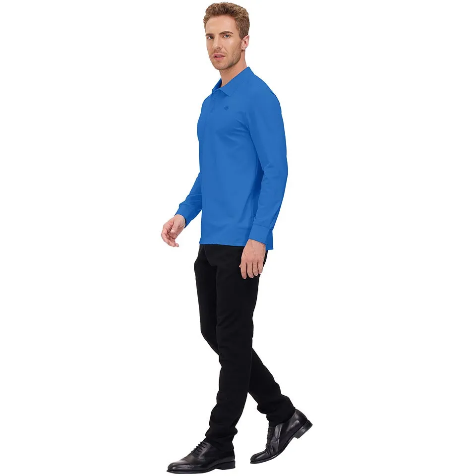 Men's Polo Shirts Long Sleeve Golf Shirts