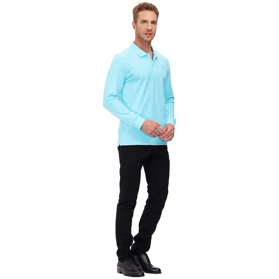 Men's Polo Shirts Long Sleeve Golf Shirts