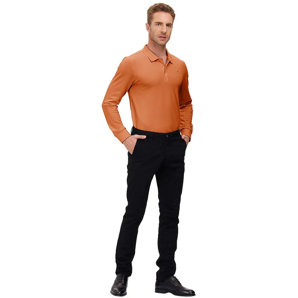 Men's Polo Shirts Long Sleeve Golf Shirts
