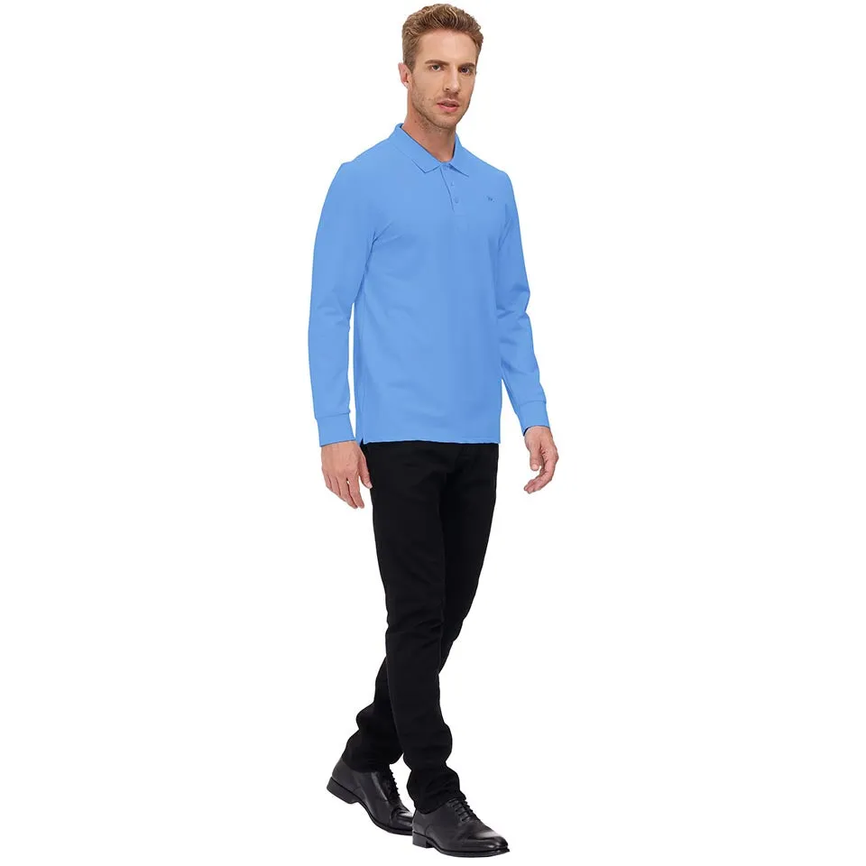 Men's Polo Shirts Long Sleeve Golf Shirts