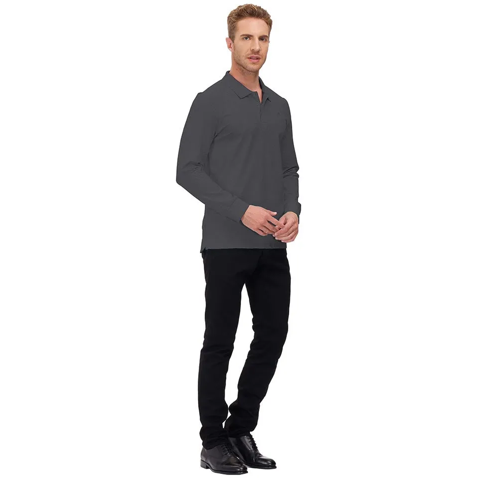 Men's Polo Shirts Long Sleeve Golf Shirts