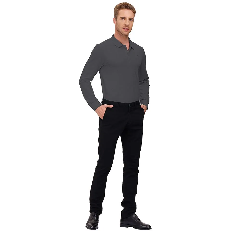 Men's Polo Shirts Long Sleeve Golf Shirts