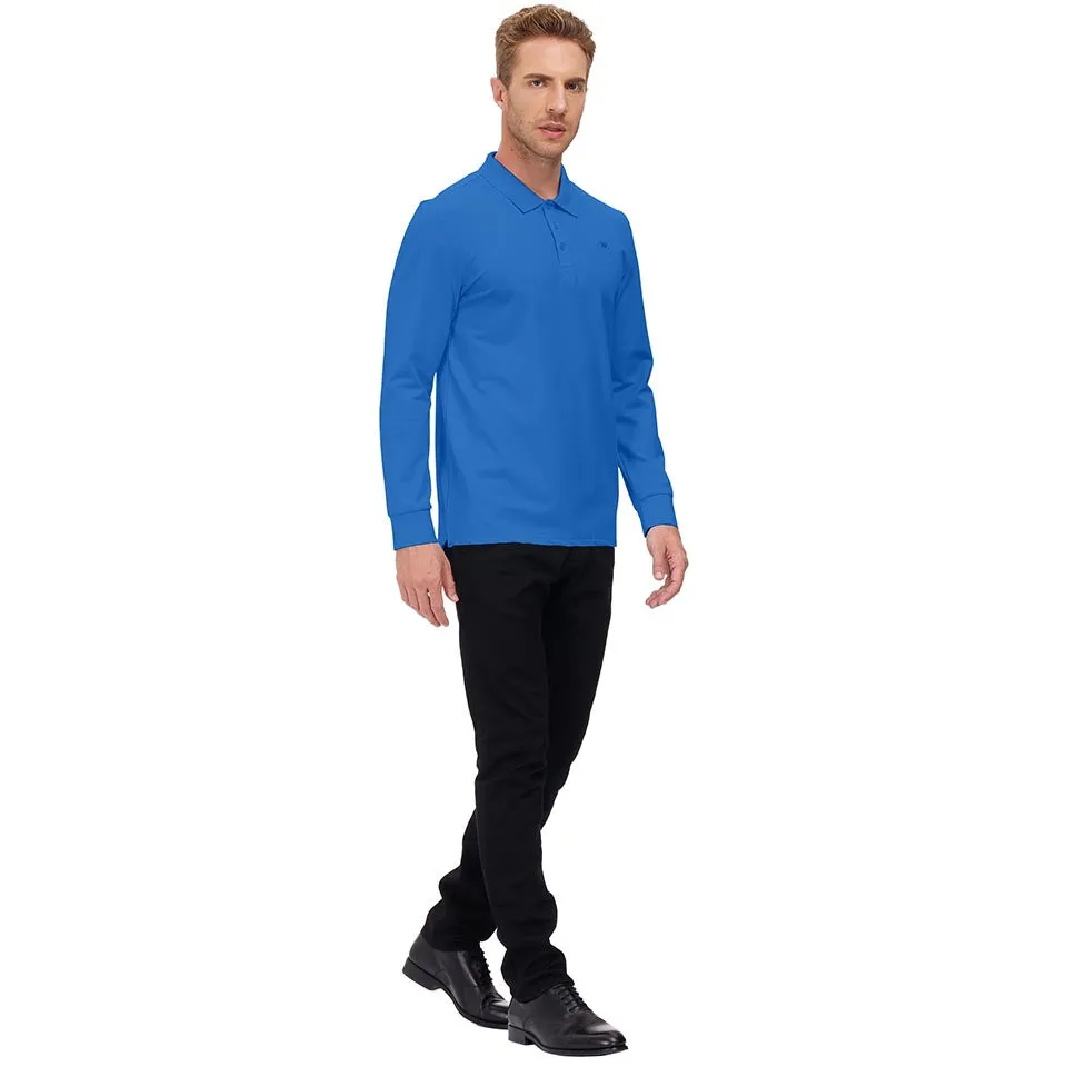 Men's Polo Shirts Long Sleeve Golf Shirts