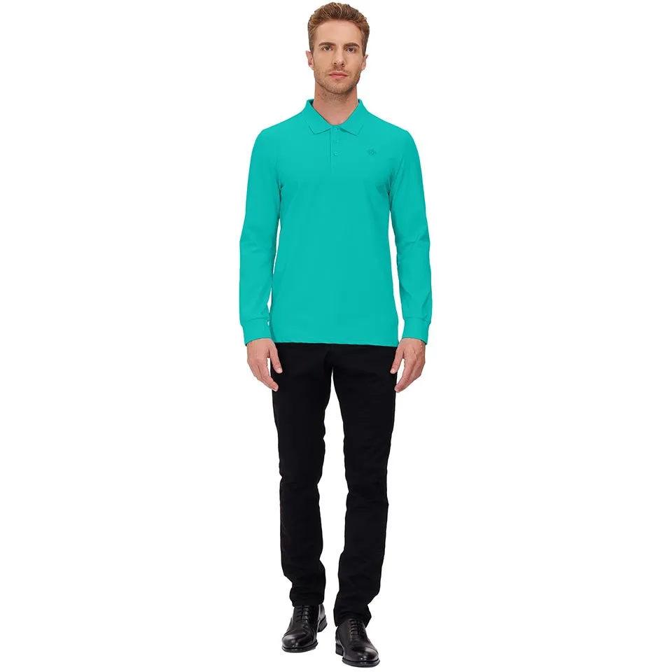 Men's Polo Shirts Long Sleeve Golf Shirts