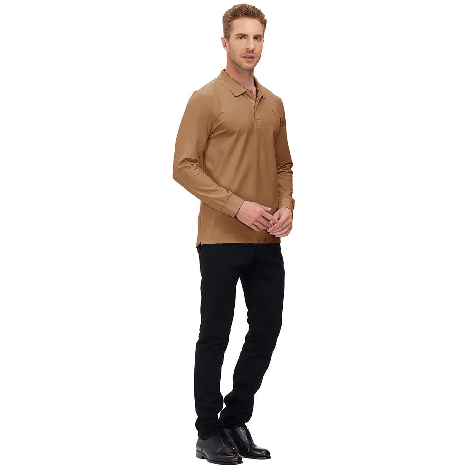 Men's Polo Shirts Long Sleeve Golf Shirts