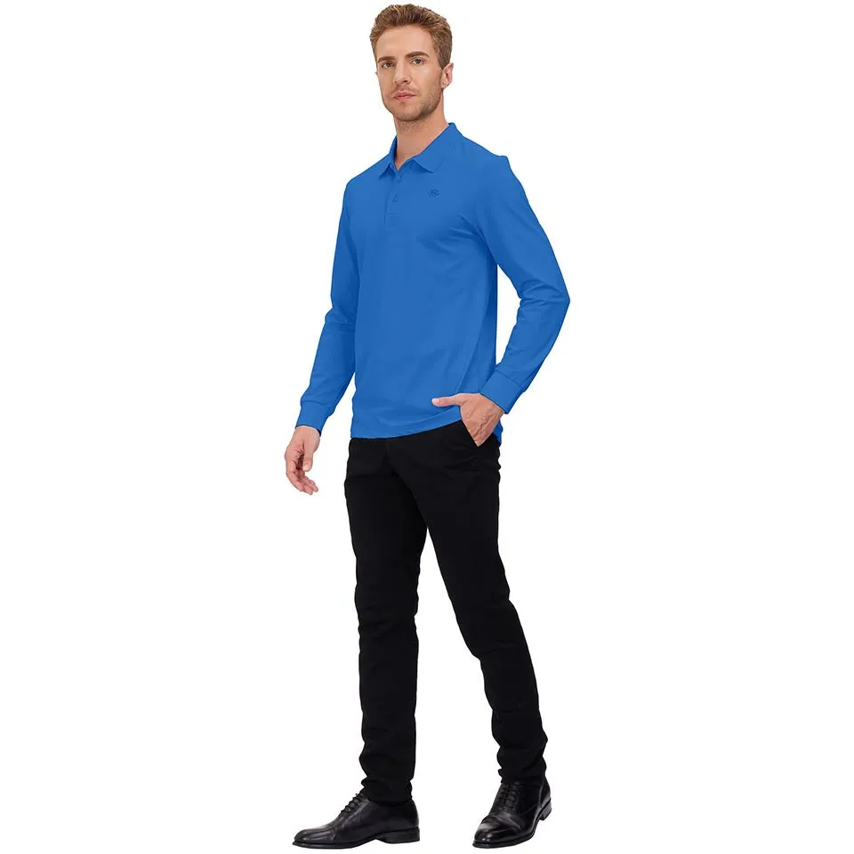 Men's Polo Shirts Long Sleeve Golf Shirts
