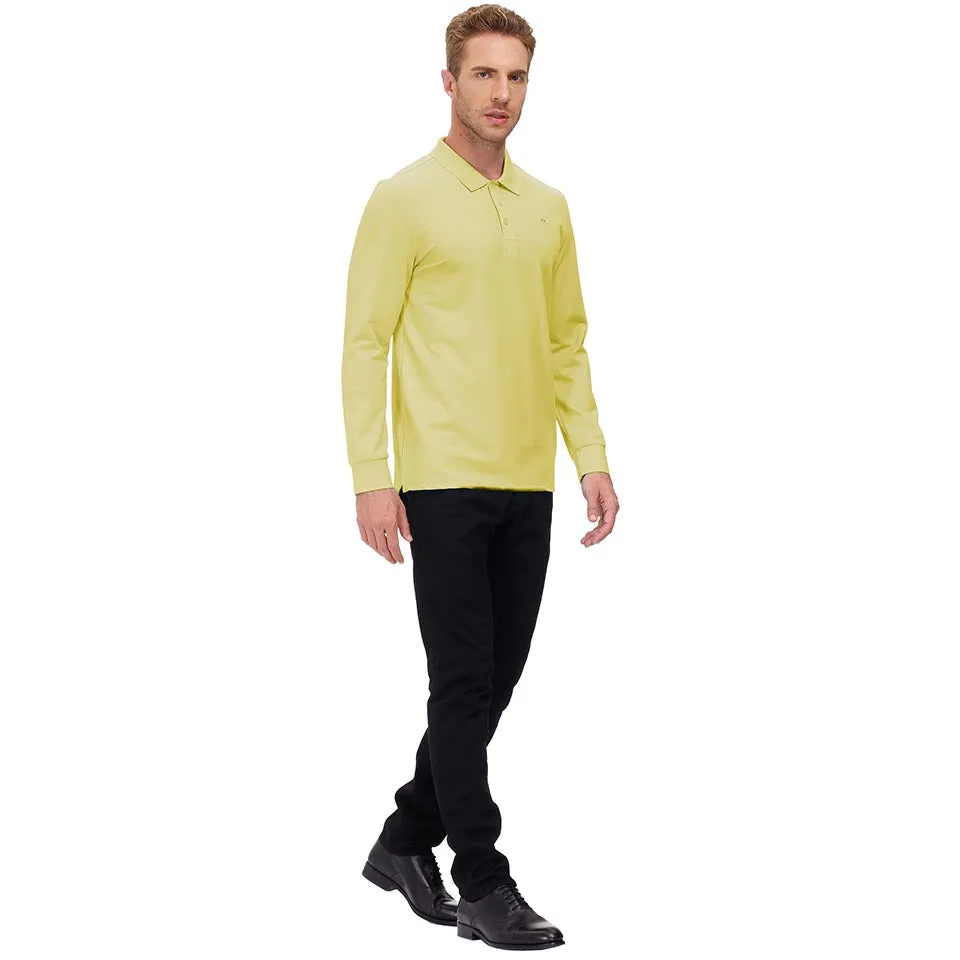 Men's Polo Shirts Long Sleeve Golf Shirts
