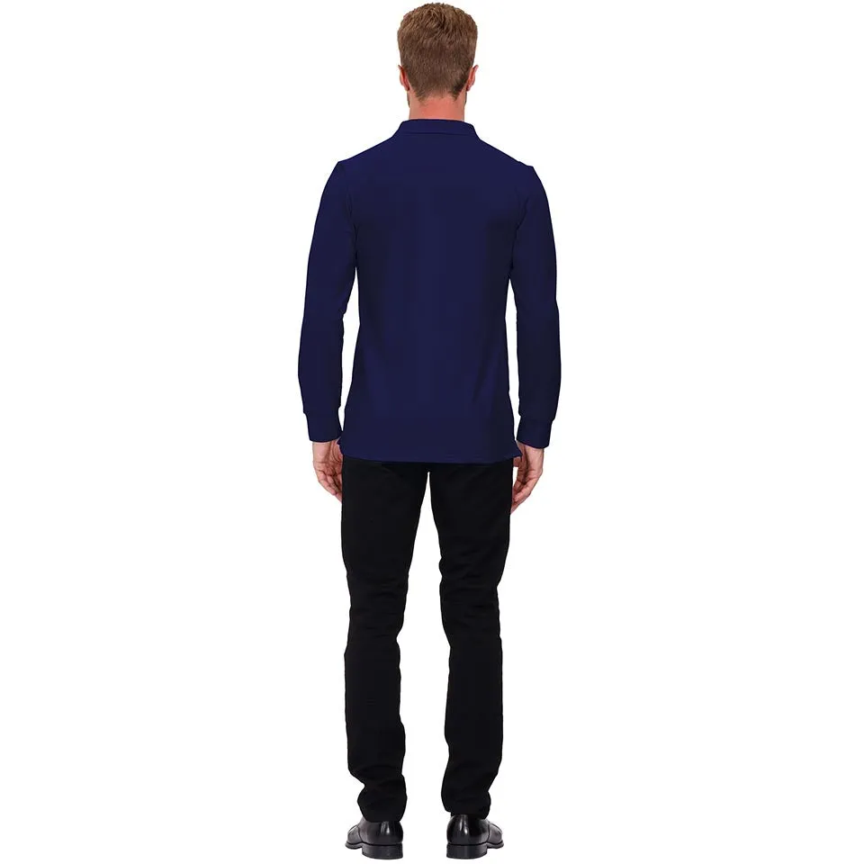 Men's Polo Shirts Long Sleeve Golf Shirts