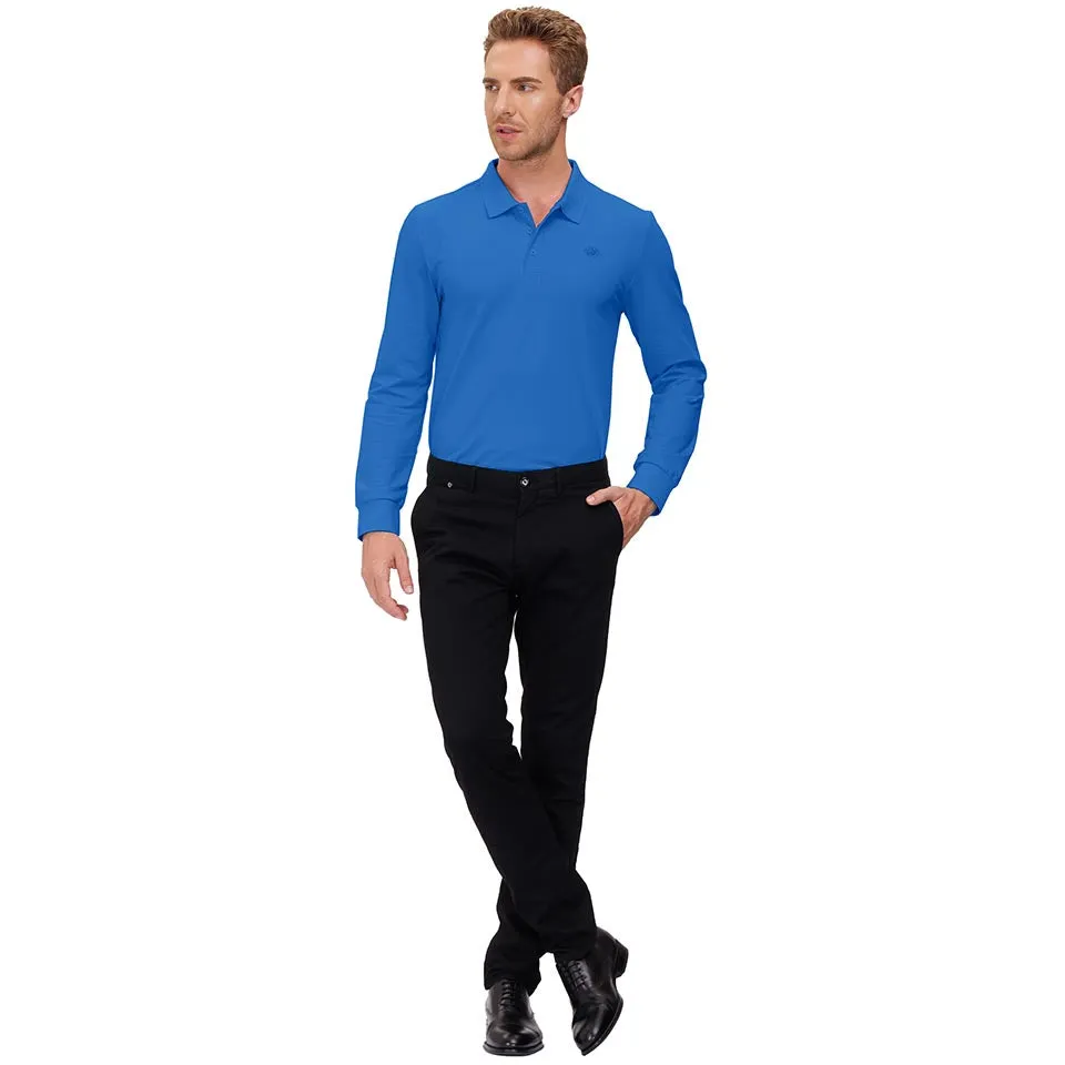 Men's Polo Shirts Long Sleeve Golf Shirts