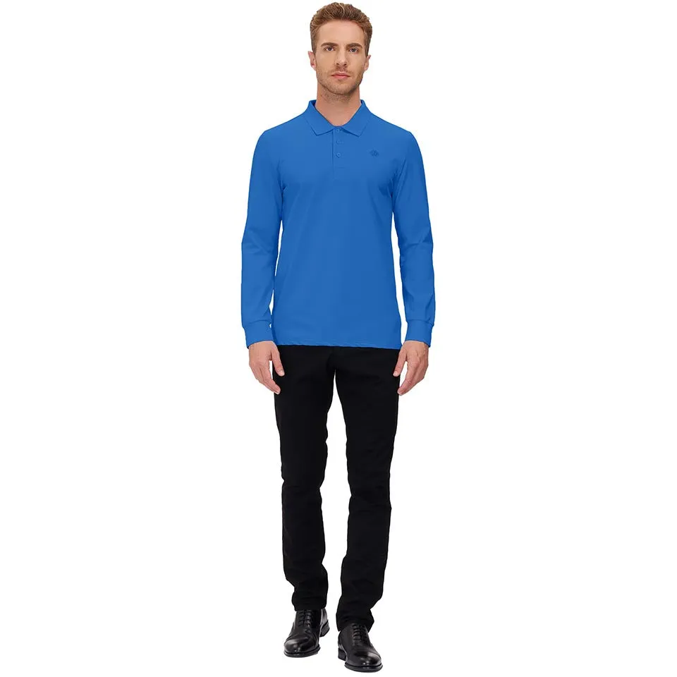 Men's Polo Shirts Long Sleeve Golf Shirts