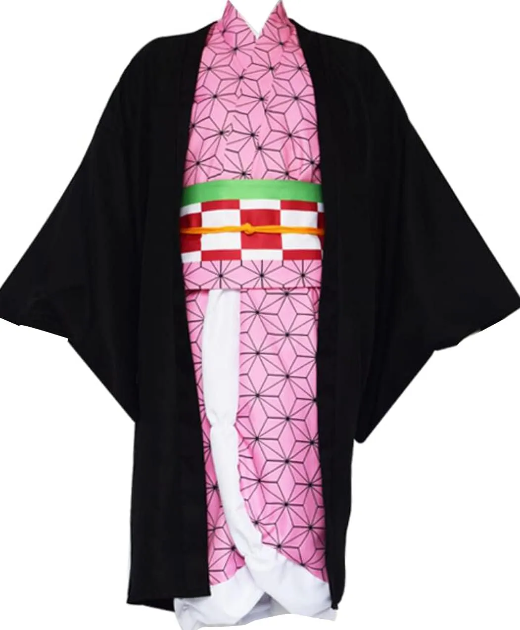 Poetic Walk Anime Cosplay Pink Kimono Costume Kimono Womens Suit Cloak Robe Halloween